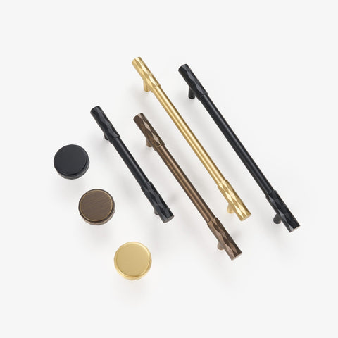 Polo Solid Brass Handle II | Black
