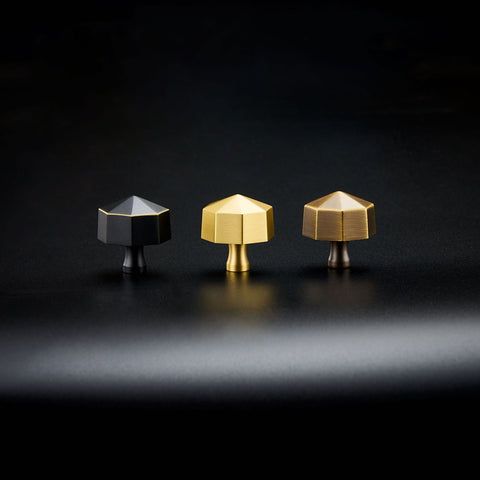 Ronald Solid Brass Knob | Gold