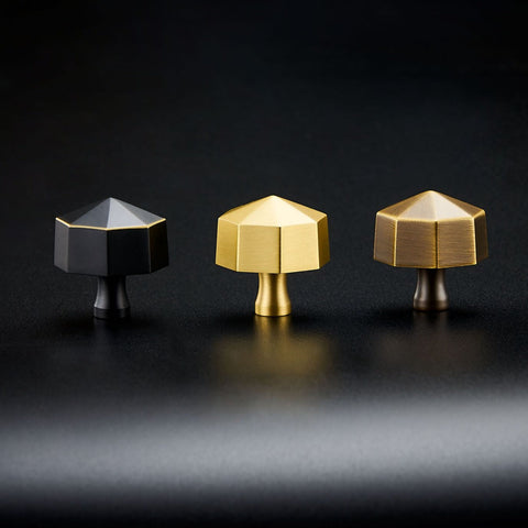 Ronald Solid Brass Knob | Bronze