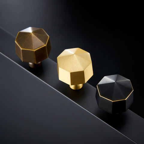 Ronald Solid Brass Knob | Bronze