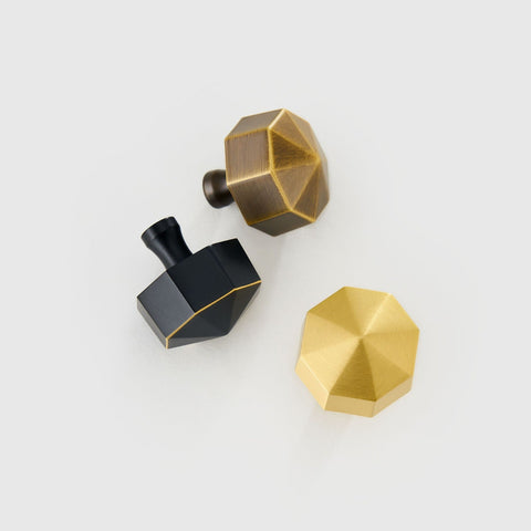Ronald Solid Brass Knob | Bronze