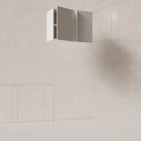 Overhead Cabinet – Short – Adjustable Corner