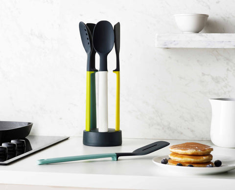 Elevate™ 5-piece Silicone Opal Utensil Set