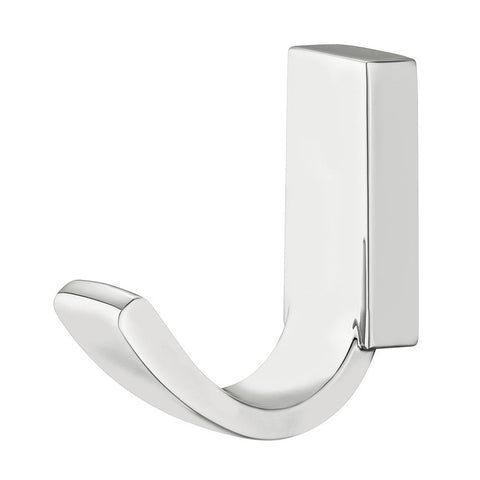 Coat Hook | 3 Finishes Material: Zinc Alloy Finish: Chrome PolishedBlack MattGold Coloured Matt Dimensions (W x D x H): 20 x 56 x 60 mm Hole Spacing: 20 mm Hafele