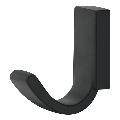 Coat Hook | 3 Finishes Material: Zinc Alloy Finish: Chrome PolishedBlack MattGold Coloured Matt Dimensions (W x D x H): 20 x 56 x 60 mm Hole Spacing: 20 mm Hafele