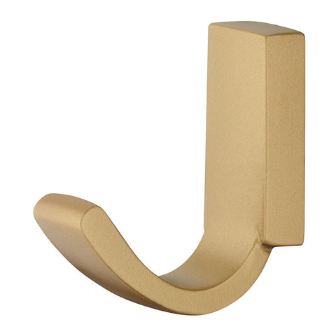 Coat Hook | 3 Finishes Material: Zinc Alloy Finish: Chrome PolishedBlack MattGold Coloured Matt Dimensions (W x D x H): 20 x 56 x 60 mm Hole Spacing: 20 mm Hafele