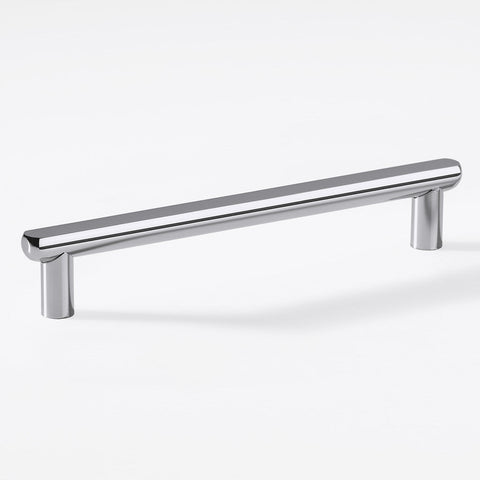 Furniture Handle H1560 Finish: Chrome plated polishedStainless steel colouredChampagne coloured Hole centres: 160 mm192 mm320 mm Dimensions: 186 x 31 mm218 x 31 mm346 x 31 mm Note: Please order screws separately:022.35.225: 22mm Screws for use with all Hä