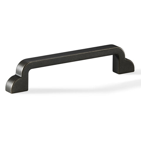 Antique Handle H1530 Finish: Tin plated antiqueBrass plated antiqueOil rubbed bronze Hole centres: 128 mm160 mm Dimensions: 148 x 30 mm180 x 30 mm Note: Please order screws separately:022.35.225: 22mm Screws for use with all Häfele handles where panel thi