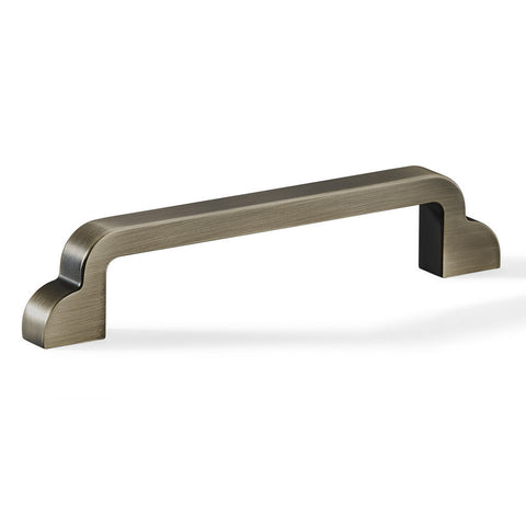 Antique Handle H1530 Finish: Tin plated antiqueBrass plated antiqueOil rubbed bronze Hole centres: 128 mm160 mm Dimensions: 148 x 30 mm180 x 30 mm Note: Please order screws separately:022.35.225: 22mm Screws for use with all Häfele handles where panel thi