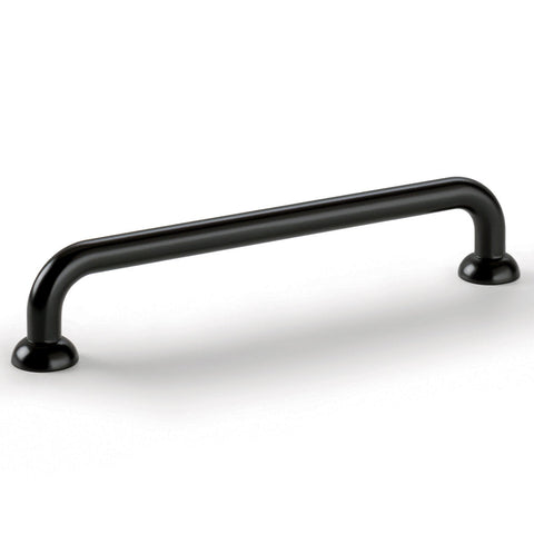 Furniture Handle H1715 Material: Zinc-alloy Finish: Chrome plated polishedCopper plated polishedTin plated antiqueNickel plated black polishedWhite mattBlack matt Hole Centres: 128 mm160 mm Dimensions: 144 x 28 mm176 x 28 mm Note: Please order screws sepa