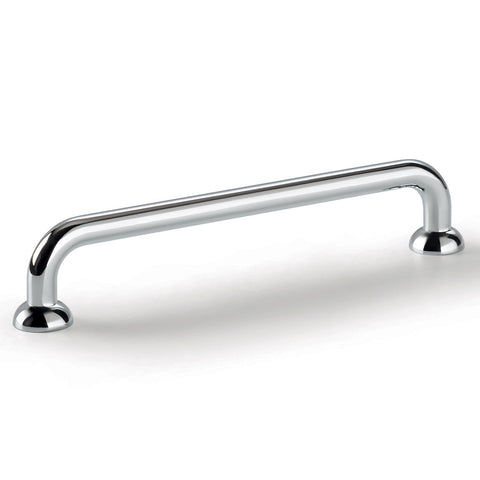 Furniture Handle H1715 Material: Zinc-alloy Finish: Chrome plated polishedCopper plated polishedTin plated antiqueNickel plated black polishedWhite mattBlack matt Hole Centres: 128 mm160 mm Dimensions: 144 x 28 mm176 x 28 mm Note: Please order screws sepa