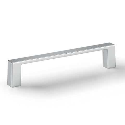 Furniture Handle H1735 Material: Zinc-alloy Finish: Chrome plated polishedNickel plated brushedBrass plated antiqueUsed look brushed Hole centres: 128 mm160 mm Dimensions: 139 x 28 mm171 x 28 mm Note: Please order screws separately:022.35.225: 22mm Screws