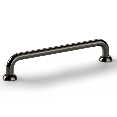 Furniture Handle H1715 Material: Zinc-alloy Finish: Chrome plated polishedCopper plated polishedTin plated antiqueNickel plated black polishedWhite mattBlack matt Hole Centres: 128 mm160 mm Dimensions: 144 x 28 mm176 x 28 mm Note: Please order screws sepa