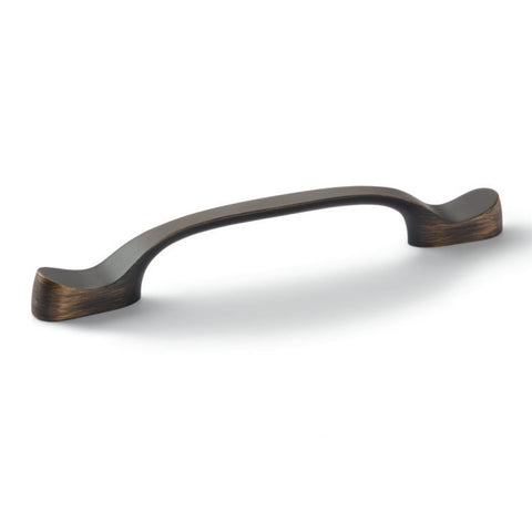 Furniture Handle H1970 Finish: Iron ColouredAntique TinAntique Brass Hole centres: 128/160 mm Dimensions: 170 x 25 mm Note: Please order screws separately:022.35.225: 22mm Screws for use with all Häfele handles where panel thickness is 16 - 18mm022.35.387