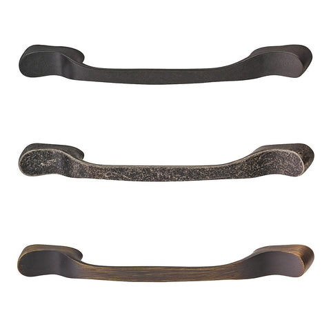 Furniture Handle H1970 Finish: Iron ColouredAntique TinAntique Brass Hole centres: 128/160 mm Dimensions: 170 x 25 mm Note: Please order screws separately:022.35.225: 22mm Screws for use with all Häfele handles where panel thickness is 16 - 18mm022.35.387