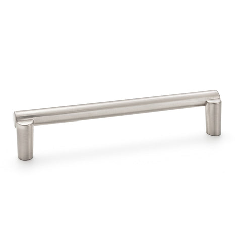 Furniture Handle H2120 Material: Zinc alloy Finish: Nickel plated, brushedAntique PewterChrome plated, polished Hole centres: 160 mm128 mm320 mm Dimensions: 174 x 32 mm Note: Please order screws separately:022.35.225: 22mm Screws for use with all Häfele h
