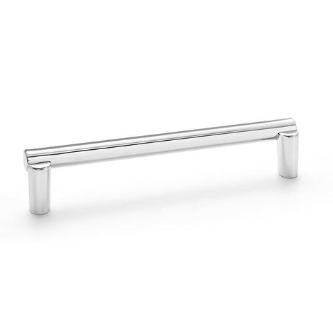 Furniture Handle H2120 Material: Zinc alloy Finish: Nickel plated, brushedAntique PewterChrome plated, polished Hole centres: 160 mm128 mm320 mm Dimensions: 174 x 32 mm Note: Please order screws separately:022.35.225: 22mm Screws for use with all Häfele h