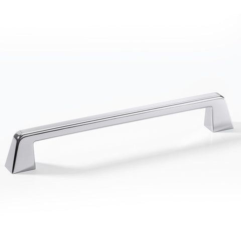 Furniture Handle H1375 Finish: Chrome plated polishedNickel plated brushed Hole centres: 192 mm320 mm Dimensions: 227 x 35 mm355 x 35 mm Note: Please order screws separately:022.35.225: 22mm Screws for use with all Häfele handles where panel thickness is