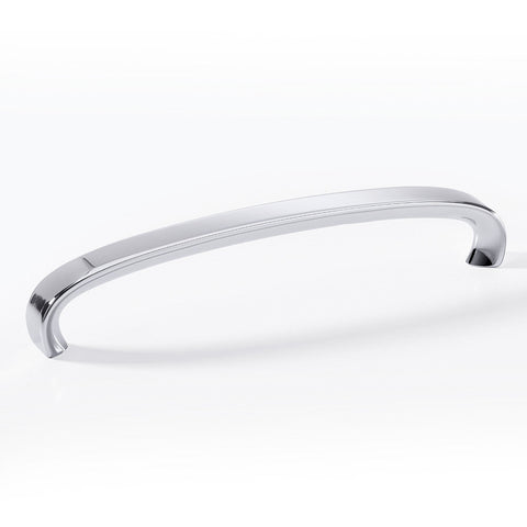 Furniture Handle H1330 Finish: Chrome plated polishedNickel plated brushed Hole centres: 160 mm192 mm Dimensions: 172 x 34 mm204 x 34 mm Note: Please order screws separately:022.35.225: 22mm Screws for use with all Häfele handles where panel thickness is