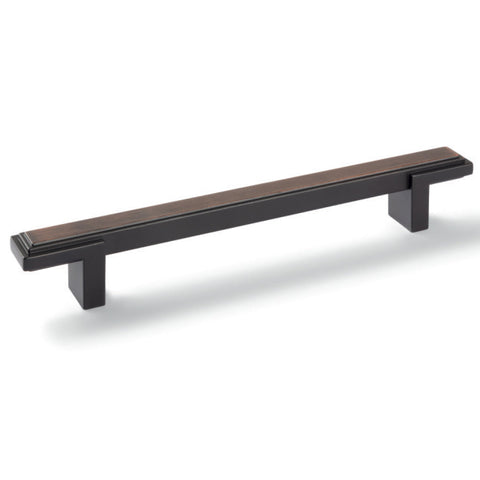 Furniture Handle H1930 Material: Zinc alloy Finish: Antique Brass ColouredOil Rubbed Bronze ColouredBlack Matt Hole centres: 160 mm Dimensions: 220 x 30 mm Note: Please order screws separately:022.35.225: 22mm Screws for use with all Häfele handles where
