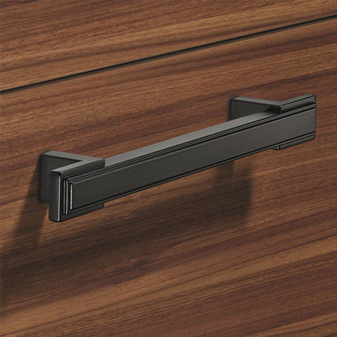 Furniture Handle H1930 Material: Zinc alloy Finish: Antique Brass ColouredOil Rubbed Bronze ColouredBlack Matt Hole centres: 160 mm Dimensions: 220 x 30 mm Note: Please order screws separately:022.35.225: 22mm Screws for use with all Häfele handles where