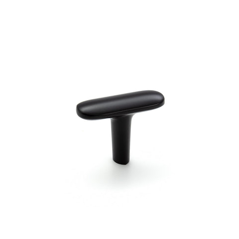 Furniture Knobs H2140 Material: Zinc alloy Finish: Black MattWhite MattNickel BrushedGold BrushedChrome Polished Dimensions: 46 x 31 mm Note: Please order screws separately:022.35.225: 22mm Screws for use with all Häfele handles where panel thickness is 1