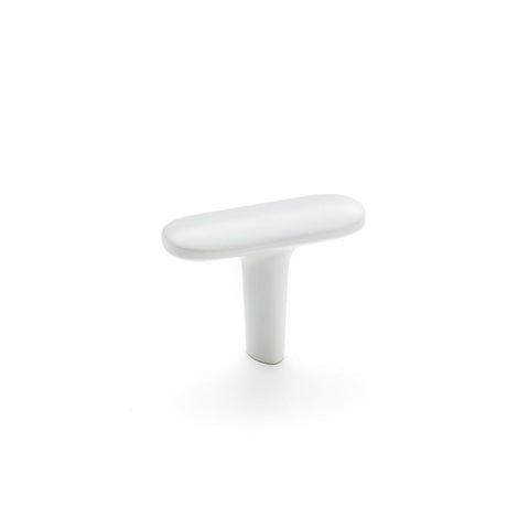 Furniture Knobs H2140 Material: Zinc alloy Finish: Black MattWhite MattNickel BrushedGold BrushedChrome Polished Dimensions: 46 x 31 mm Note: Please order screws separately:022.35.225: 22mm Screws for use with all Häfele handles where panel thickness is 1