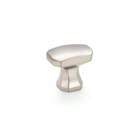 Furniture Knobs H2185 Material: Zinc alloy Finish: Nickel BrushedGold BrushedBronze Oil Rubbed Dimensions: 36 x 31 mm Note: Please order screws separately:022.35.225: 22mm Screws for use with all Häfele handles where panel thickness is 16 - 18mm022.35.387