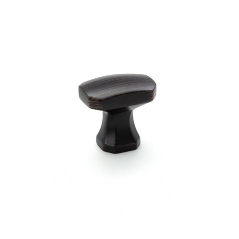 Furniture Knobs H2185 Material: Zinc alloy Finish: Nickel BrushedGold BrushedBronze Oil Rubbed Dimensions: 36 x 31 mm Note: Please order screws separately:022.35.225: 22mm Screws for use with all Häfele handles where panel thickness is 16 - 18mm022.35.387