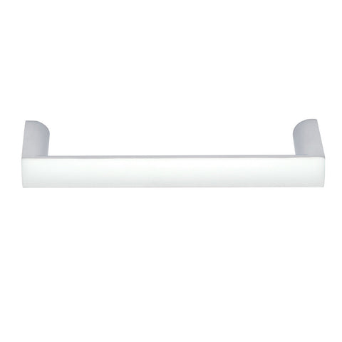 Furniture Handle Studio Finish: Chrome plated polishedChrome plated mattStainless steel coloured Hole centres: 96 mm128 mm160 mm224 mm288 mm392 mm Dimensions 104 x 27 mm134 x 27 mm168 x 27 mm232 x 27 mm296 x 27 mm406 x 27 mm Note: Please order screws sepa