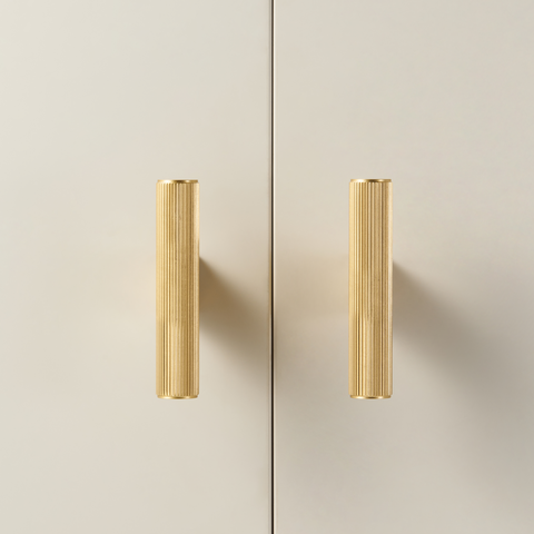 Bauer Solid Brass Handle | Satin Brass XS - XL