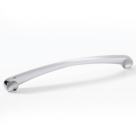 Furniture Handle H1325 Material: Zinc alloy Finish: Chrome plated polishedNickel plated brushedWhite mattBlack matt Hole centres: 160 mm192 mm Dimensions: 180 x 28 mm212 x 28 mm Note: Please order screws separately:022.35.225: 22mm Screws for use with all