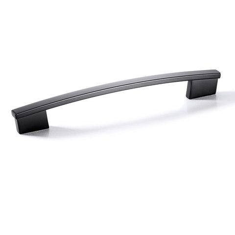 Furniture Handle H1345 Finish: Chrome plated polishedNickel plated brushedWhite mattBlack matt Hole centres: 160/192 mm Dimensions: 215 x 30 mm Note: Please order screws separately:022.35.225: 22mm Screws for use with all Häfele handles where panel thickn