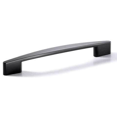Furniture Handle H1350 Finish: Chrome plated polishedNickel plated brushedBlack matt Hole centres: 128/160 mm192/224 mm Dimensions: 180 x 26 mm244 x 26 mm Note: Please order screws separately:022.35.225: 22mm Screws for use with all Häfele handles where p
