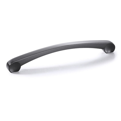 Furniture Handle H1325 Material: Zinc alloy Finish: Chrome plated polishedNickel plated brushedWhite mattBlack matt Hole centres: 160 mm192 mm Dimensions: 180 x 28 mm212 x 28 mm Note: Please order screws separately:022.35.225: 22mm Screws for use with all