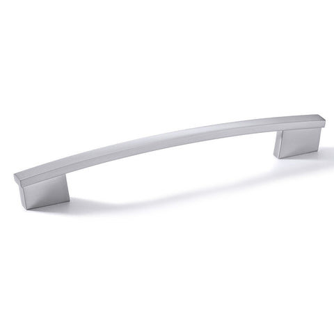 Furniture Handle H1345 Finish: Chrome plated polishedNickel plated brushedWhite mattBlack matt Hole centres: 160/192 mm Dimensions: 215 x 30 mm Note: Please order screws separately:022.35.225: 22mm Screws for use with all Häfele handles where panel thickn