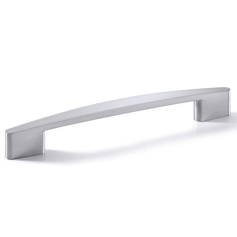 Furniture Handle H1350 Finish: Chrome plated polishedNickel plated brushedBlack matt Hole centres: 128/160 mm192/224 mm Dimensions: 180 x 26 mm244 x 26 mm Note: Please order screws separately:022.35.225: 22mm Screws for use with all Häfele handles where p