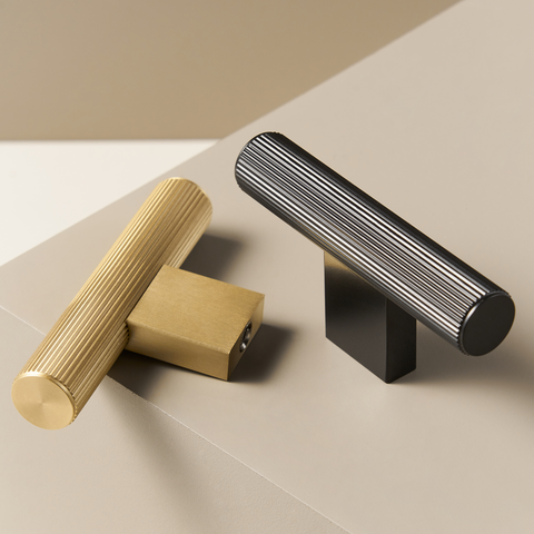 Bauer Solid Brass Handle | Satin Brass XS - XL