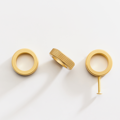 Dalton Solid Brass Knob | Satin Brass