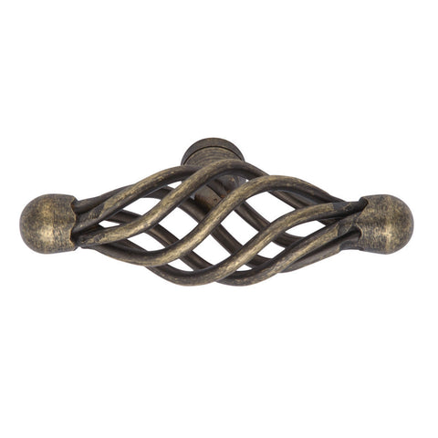 Antique Knob Studio Finish: Antique ironAntique brass Dimensions: 70 x 37 mm Note: Please order screws separately:022.35.225: 22mm Screws for use with all Häfele handles where panel thickness is 16 - 18mm022.35.387: 38mm Screws for use with all Häfele han