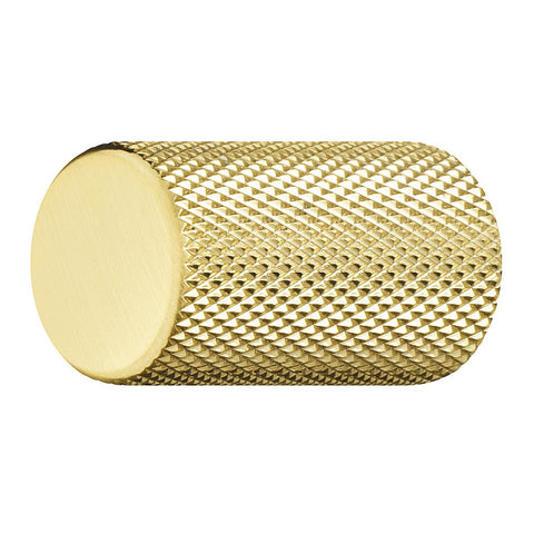 Studio Furniture Knob | 4 Finishes Material: Aluminium Finish: Chrome-plated, polishedNickel-plated, brushedBrass, brushedBlack, matt Dimensions: Ø 17 x 28 mm Note: Please order screws separately:022.35.225: 22mm Screws for use with all Häfele handles whe