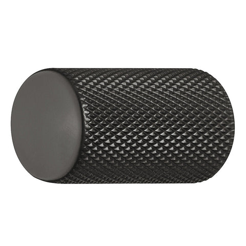Studio Furniture Knob | 4 Finishes Material: Aluminium Finish: Chrome-plated, polishedNickel-plated, brushedBrass, brushedBlack, matt Dimensions: Ø 17 x 28 mm Note: Please order screws separately:022.35.225: 22mm Screws for use with all Häfele handles whe
