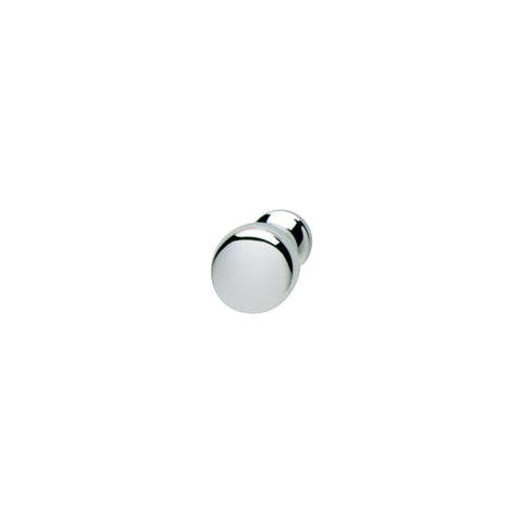Furniture Knob Studio Finish: Chrome plated polishedNickel plated mattGold coloured polished Dimensions: Ø25 x 22 mm Note: Please order screws separately:022.35.225: 22mm Screws for use with all Häfele handles where panel thickness is 16 - 18mm022.35.387:
