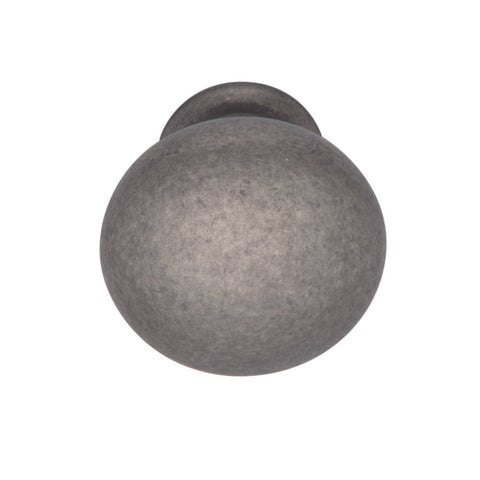 Antique Knob Studio Finish: Antique ironPewter Dimensions: 31 x 28 mm Note: Please order screws separately:022.35.225: 22mm Screws for use with all Häfele handles where panel thickness is 16 - 18mm022.35.387: 38mm Screws for use with all Häfele handles wh