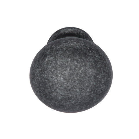 Antique Knob Studio Finish: Antique ironPewter Dimensions: 31 x 28 mm Note: Please order screws separately:022.35.225: 22mm Screws for use with all Häfele handles where panel thickness is 16 - 18mm022.35.387: 38mm Screws for use with all Häfele handles wh