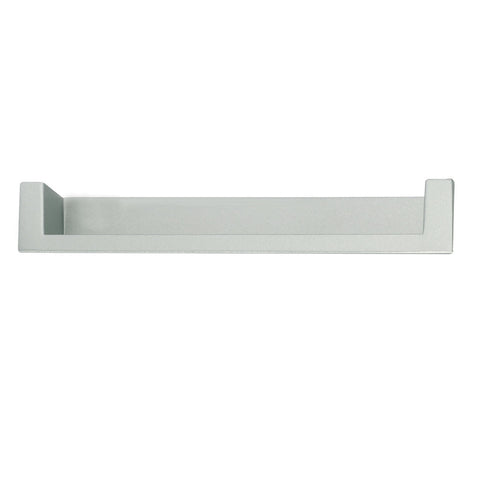 Flush Handle Studio Finish: Silver coloured matt Hole centres: 128 mm Dimensions: 138 x 30 mm Note: Please order screws separately:022.35.225: 22mm Screws for use with all Häfele handles where panel thickness is 16 - 18mm022.35.387: 38mm Screws for use wi