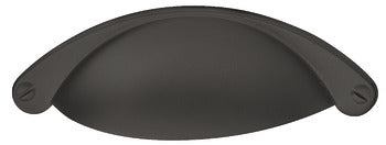 Antique Handle Studio Finish: Iron usedAntique brassAntique pewter mattNickel-plated brushedBlack matt Hole centres: 64 mm Dimensions: 104 x 25 mm Note: Please order screws separately:022.35.225: 22mm Screws for use with all Häfele handles where panel thi