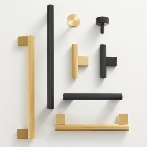 Bauer Solid Brass Handle | Satin Brass XS - XL