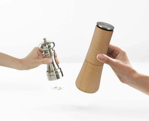 Milltop™ Wood 2-piece Salt & Pepper Mill Set