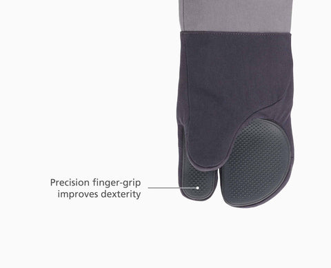 Pinch™ Easy-grip Set of 2 Grey Oven Gloves